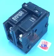 New Circuit Breaker Eaton Cutler Hammer BRH230 30 Amp 2 Pole 120/240V 22kA