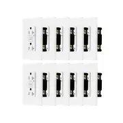 20 Amp GFCI Outlet Weather Resistant 10 Pack,NineLeaf 20Amp Ground Fault Circ...