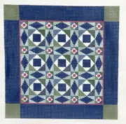 Susan Roberts Starlight Cathedral Quilt Pattern Handpainted Needlepoint Canvas