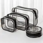 Transparent Clear Makeup Bag PVC Beauty Case New Make Up Organizer Bath