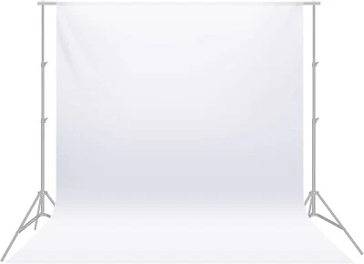 Neewer 10 x 12FT Collapsible Backdrop for Photography, Video - White