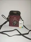 Chala Dog Paw Print Wallet Crossbody Organizer Cellphone Bag Vegan Leather New