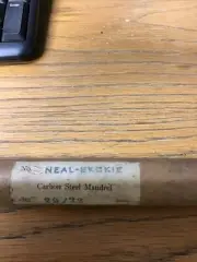 NEAL SKOKIE CARBON STEEL MANDREL 29/32”