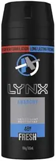3 PACK OF Lynx Deodorant Body Spray Anarchy For Him 165ml