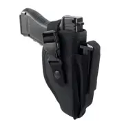 Right Hand OWB Gun Holster Quick Release Buckle with Magazine Pouch Choose Model