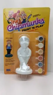 1984 Alvin and The Chipmunks Uncle Henry Paint 'n Play In Box RARE