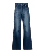 Heron Preston Straight Leg Pants 7XL Blue