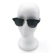 Lightweight Foam Head Model Hat Glasses Display Stand White