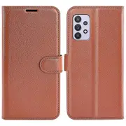 Litchi Texture Pu Leather Folio Case Magnetic Clasp Anti-scratch Phone Cover With Stand Wallet For Samsung Galaxy A53 5g