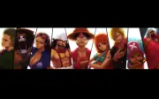 Anime roronoa zoro tony chopper franky usopp collage one Playmat Gaming Mat