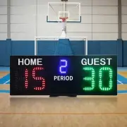Digital Scoreboard LED Electronic Basketball Scoreboard for Indoor Badminton