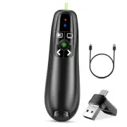 Presentation Clicker Wireless Presenter Remote Clicker, 2-in-1 USB C USB A