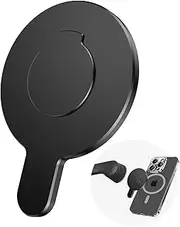 CloudValley Magnetic Quick-Release Mount Adapter for DJI Osmo Mobile 7P/7, Compatible with DJI OM 6 5 4 SE, Mounting for Quick Shooting Magnetic Accessories, Black