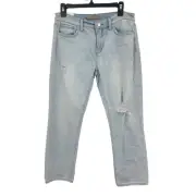 Joe's Jeans The Lara mid rise cigarette crop light blue size 29