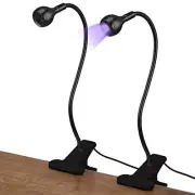 Upgraded Big Chip 395nm UV LED Light Fixtures with Gooseneck and Clamp Mini