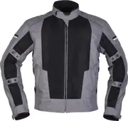 Modeka Veo Air Motorcycle Jacket, black-grey, Size 3XL for Men Black Grey