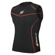 Men's Compression Armor Base Layer Top Running Gym Sleeveless Sports Skin Shirt