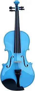 [SSJJTT] Violin Full Size 4/4, Fiddle Handmade Maple Solid Wood Violin Starter Kit for Adults Kids Professional Beginners Students