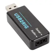 USB Sound Card Audio&Serial Ports Integrated Digital Modes Interface USB2RIG