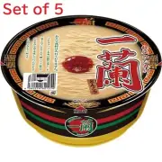 ICHIRAN Tonkotsu Ramen Instant noodles Cup Type 5 Packs Japan non-fried noodles