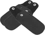 FUNOMOCYA 3pcs Portable Harmonica Storage Bag Stylish Fake Leather Case for Boys and Girls' 10-hole Harmonica Toy