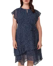 Estelle Plus Size Night Pebble Dress