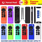 1/2x Silicone Protective Cover For 2021 Apple TV 4K Siri Remote 2nd generation
