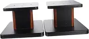 1 Pair Speaker Stands Floor-Standing Speaker Holder for Bookshelf Speakers Delicate Speaker Bracket Smooth Edges