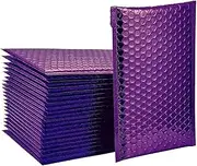 Bubble Envelopes，Mailing Bags， 100pcs Small Business Supplies Shipping Packaging Bubbles Bubble Padded Envelopes Bags to Pack Products Mailers Mailer(Purple,13 * 15cm)