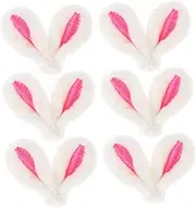 Cute Plush Ears Hairpin Kit for Kids Girls Birthday Party Decorations Easter Bunny Charm