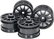 TAMIYA 51665 M-Chassis 11-Sp Black (4) Accessories, Rims, Tuning, Crafts, Hobby