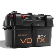 VoltX Battery Box Case 12V 2xUSB Portable Deep Cycle Lithium Camping Cig Socket