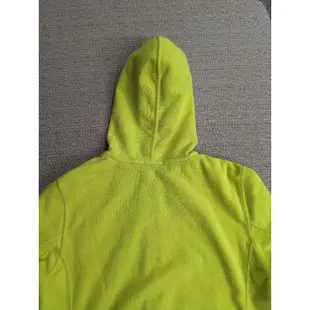 台灣網路第一品牌 Lativ 螢光黃 螢光綠刷毛連帽外套 女生小朋友保暖外套 S號