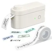 Makeid Label Maker Machine with Tape - Compatible with 9/12/16mm Waterproof T...