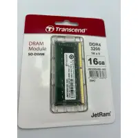 在飛比找蝦皮購物優惠-Transcend創見16GB JetRam DDR4 32