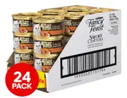 24 x Purina Fancy Feast Savory Centers Pate w/ Chicken & Gourmet Gravy Center 85g