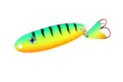 Northland Tackle Macho Minnow Spoon 3 - UV Firetiger - Ice Lure 1/8 oz