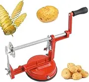 Potato Slicer Spiral Cutter Potato - Upgraded Manual Potato Spiral Twister Cutting Machine for Fruit, Vegetables, Tornado Chips, Potatoes, Cucumbers or Carrots