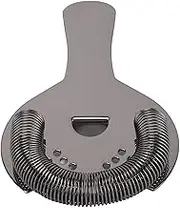 Fine Mesh Strainer Rust Proof Stainless Steel Cocktail Strainer Fine Filter Portable Professional Bar Strainer for Home Party Bars(Black)
