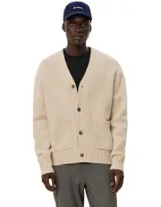 [Les Deux] Gary Fleck Wool Cardigan in Light Sand