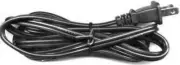 TRANSFORMER CORD & PLUG/BLACK for Standard Gauge Scale Trains