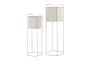 Rogue Forbes Plant Stand 2pcs Set Light Grey 65/80cm
