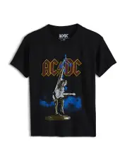 Philcos Boys' Acdc Gold Statue Tee - Big Kid