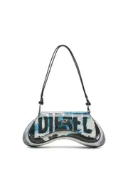 [Diesel] Diesel - Play-Shoulder bag in printed glossy PU - Shoulder Bags - Woman - Multicolor UNI Multicolor