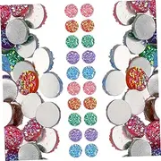 100pcs Plastic Gems Rhinestone Charms Decorative Charms Flatback Rhinestones Craft Clothing Charms