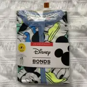 Bonds x Disney zippy Wondersuit Mickey & Friends Donald goofy fluro Size 00 Bnip