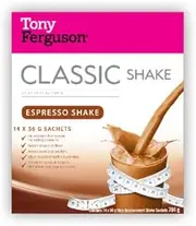 Tony Ferguson Classic Espresso Shake 14 Sachets