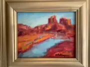 Original Framed Impressionism Landscape PleinAir Oil Art Artist Signed
