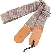 Replacement Strap Vintage Guitar Strap Adjustable Pure Cotton Straps Acoustic Guitar Strap for Bass Acoustic Electric Guitar Guitar Accessories