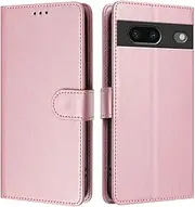 Compatible with Google Pixel 7 Pro 5G PU Leather Phone Cover,Compatible with Google Pixel 7 Pro 5G Card Slots Flip Stand Wallet Case Pink